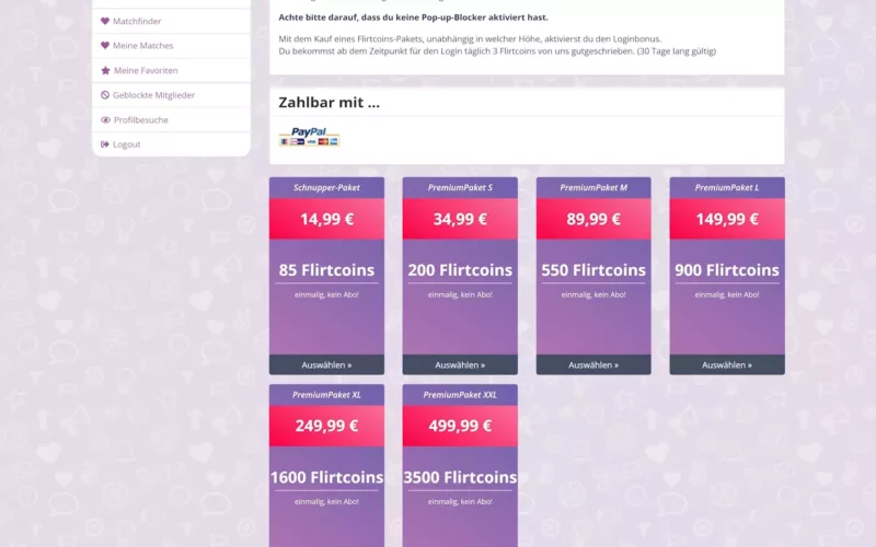 LoveKooks.net Kosten