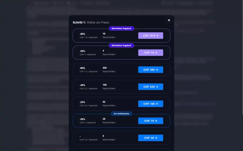 Schweizersingles.com Kosten