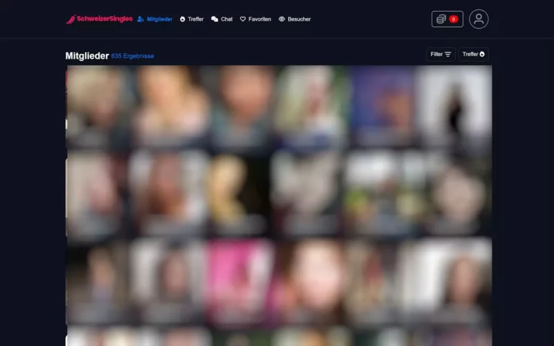 Schweizersingles.com Mitgliederbereich