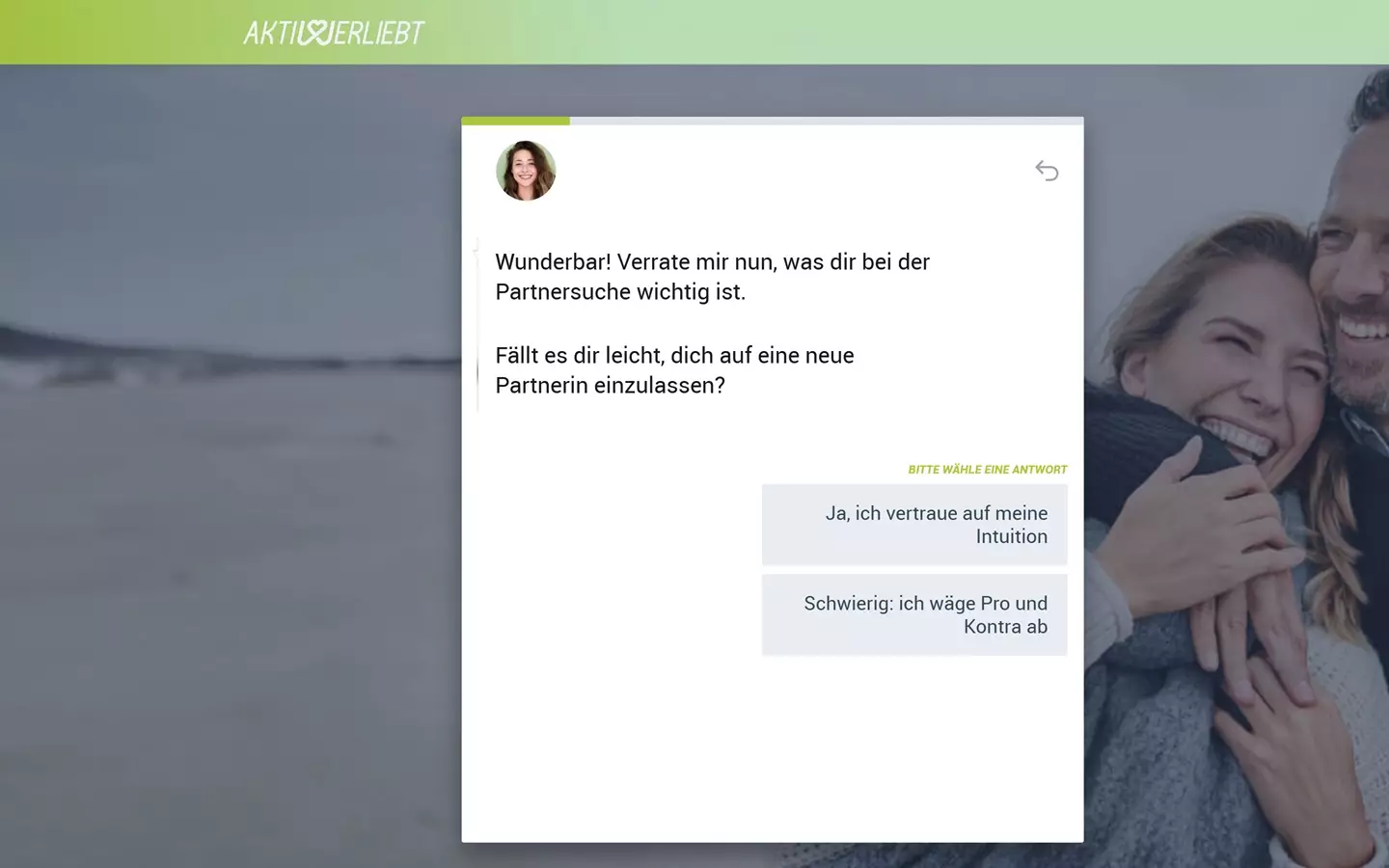 Aktiv-Und-Verliebt.de - Anmeldung