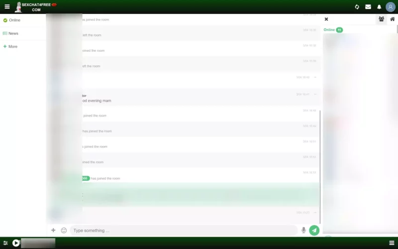 Sexchat4Free.com Mitgliederbereich