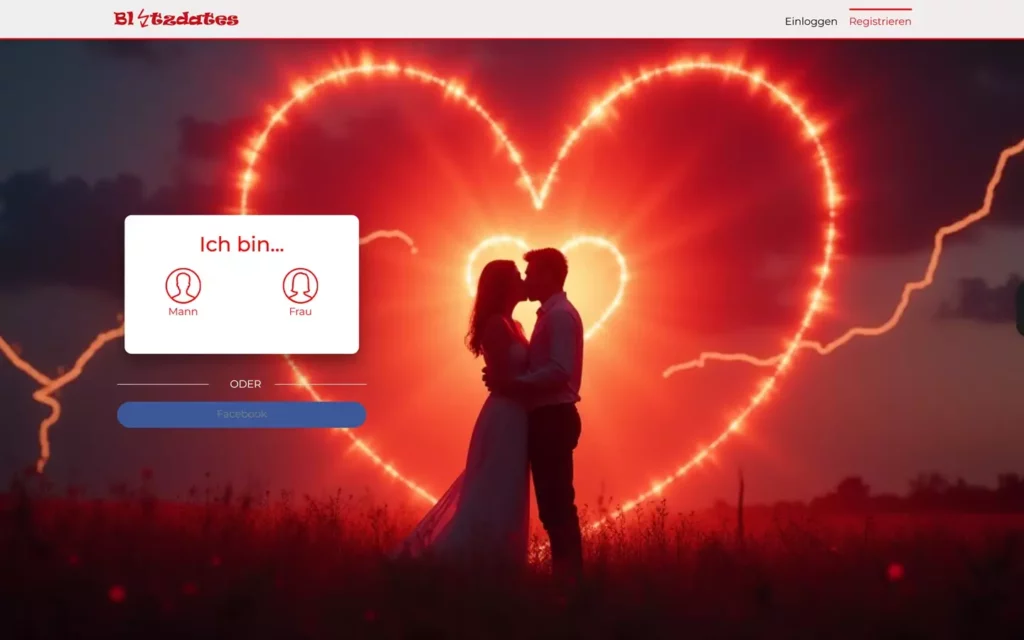 BlitzDates.de Screenshot - Startseite
