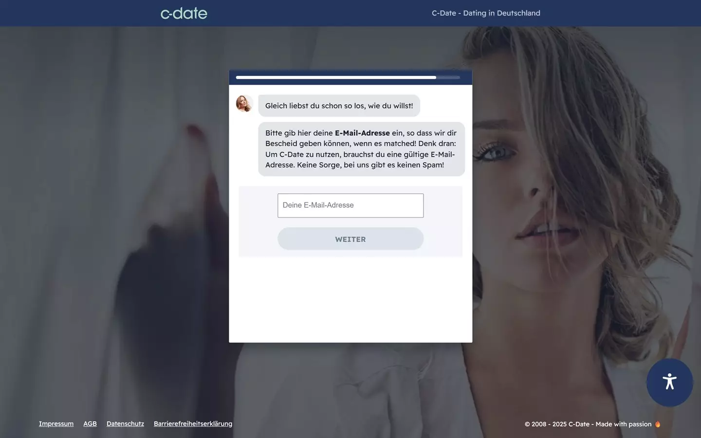 C-Date Anmeldung 2