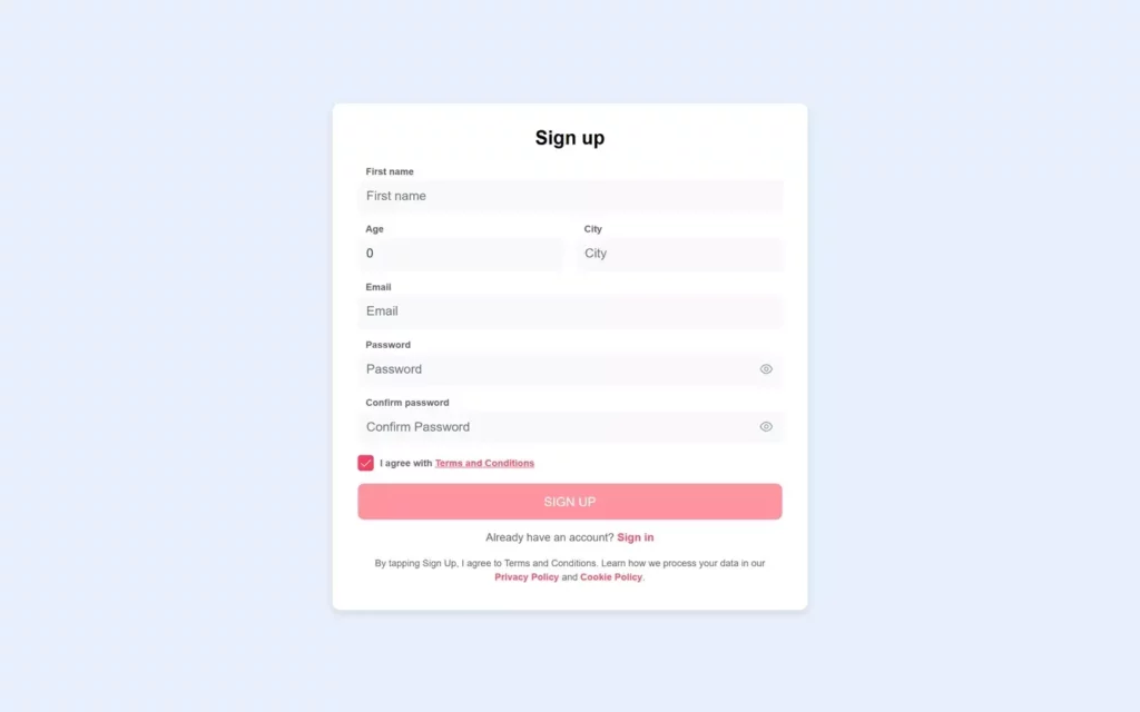 Klick-Liebe.de - Anmeldung