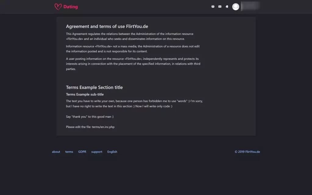 FlirtYou.de - AGB