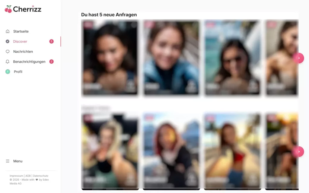 Cherrizz.com Mitgliederbereich