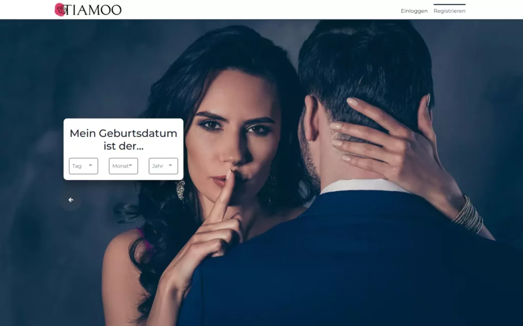 Tiamoo.de Anmeldung