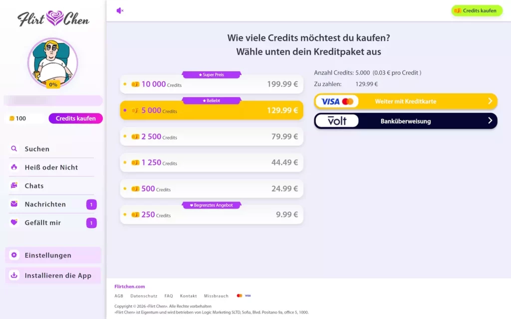flirtchen.com Kosten