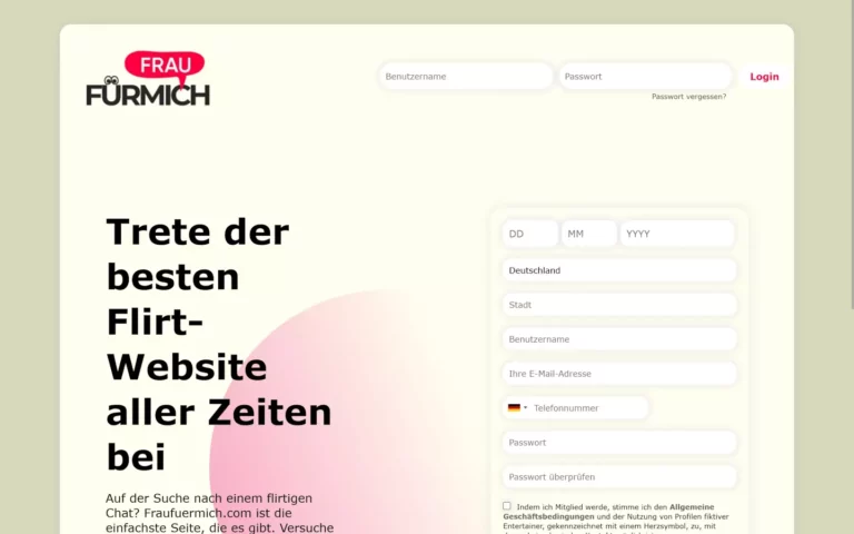 fraufuermich.com Startseite