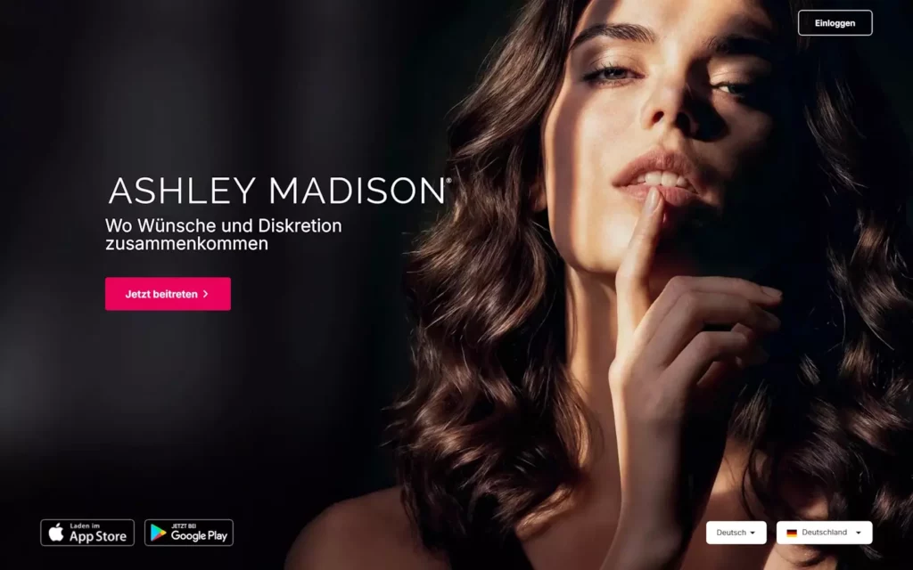 AshleyMadison Startseite