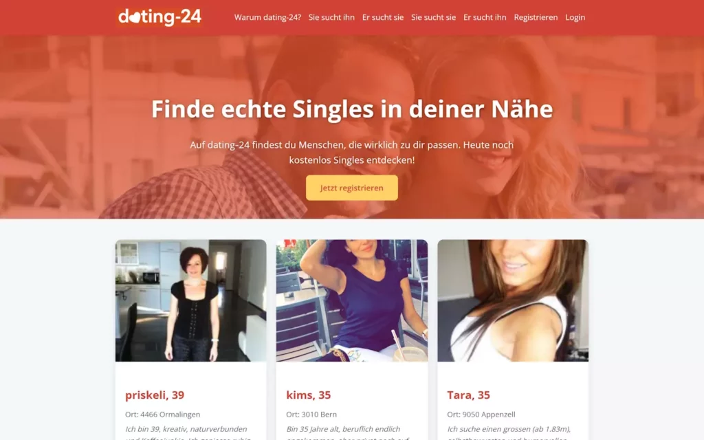 Dating-24.ch Startseite