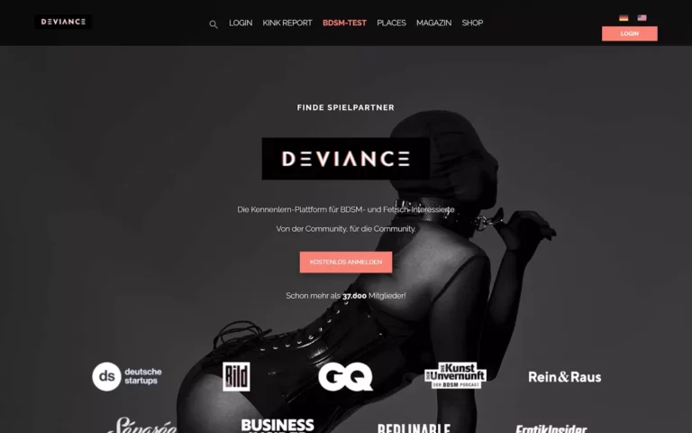 Deviance.com Startseite